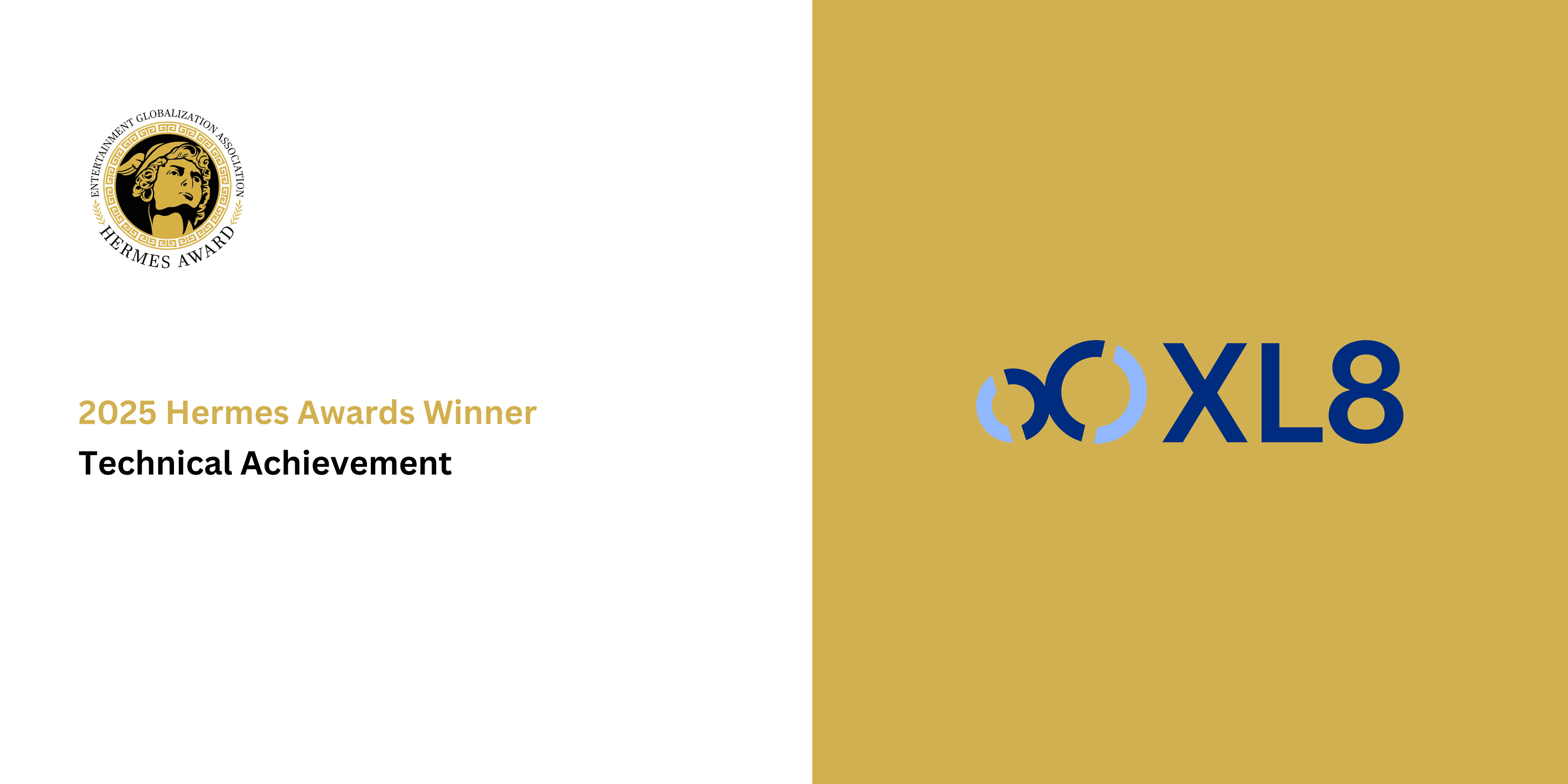 XL8 Wins 2025 Hermes Award for Technical Achievement with EventCAT